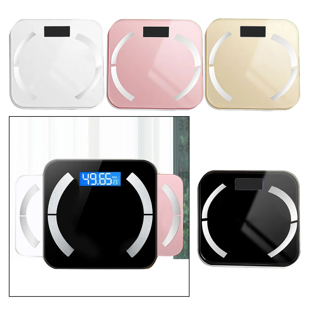 Digital Body Fat Scale Smart Bathroom Bluetooth Calories BMI Water