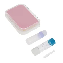 1Set Contact Lens Case Convenient Plastic Portable Inner Mini Mirror Contact Lens Container Holder