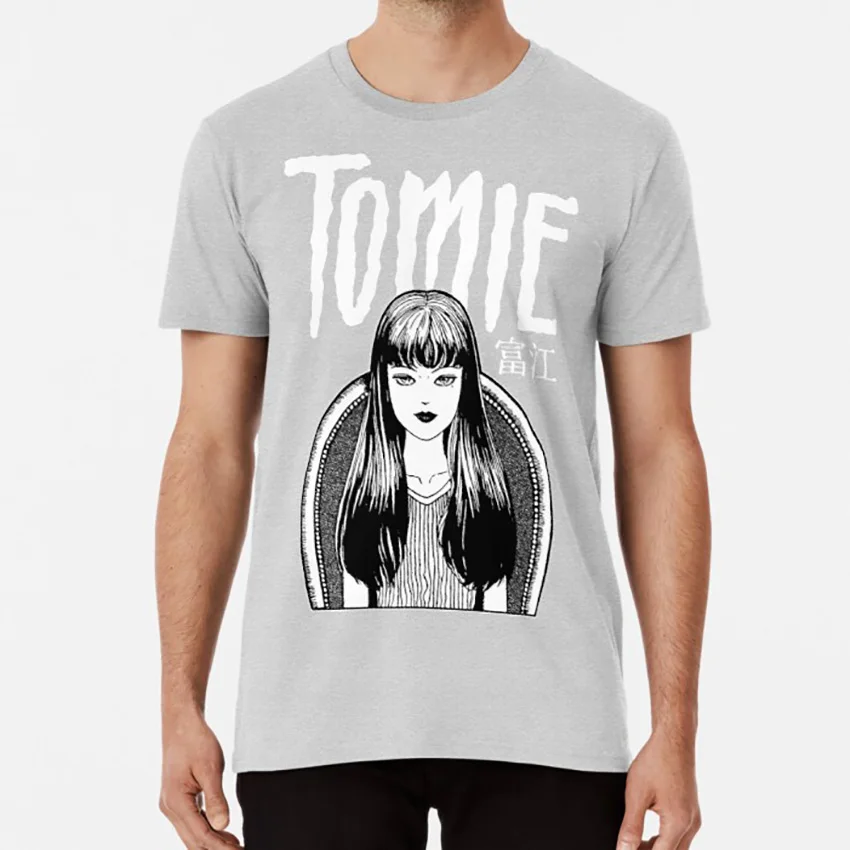 TOMIE футболка tomie ужас манга junji ito Готический суккуб аниме оккультный