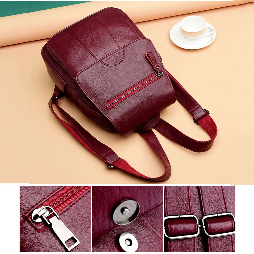 Женские рюкзаки 2019 рюкзак винтажные женские высококачественный вместительный