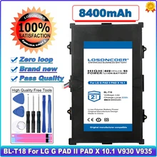 Battery BL-T18 Tablet LG for G-Pad Ii-pad-x-10.1/V930/V935/Tablet PC 8400mah New-Arrivals