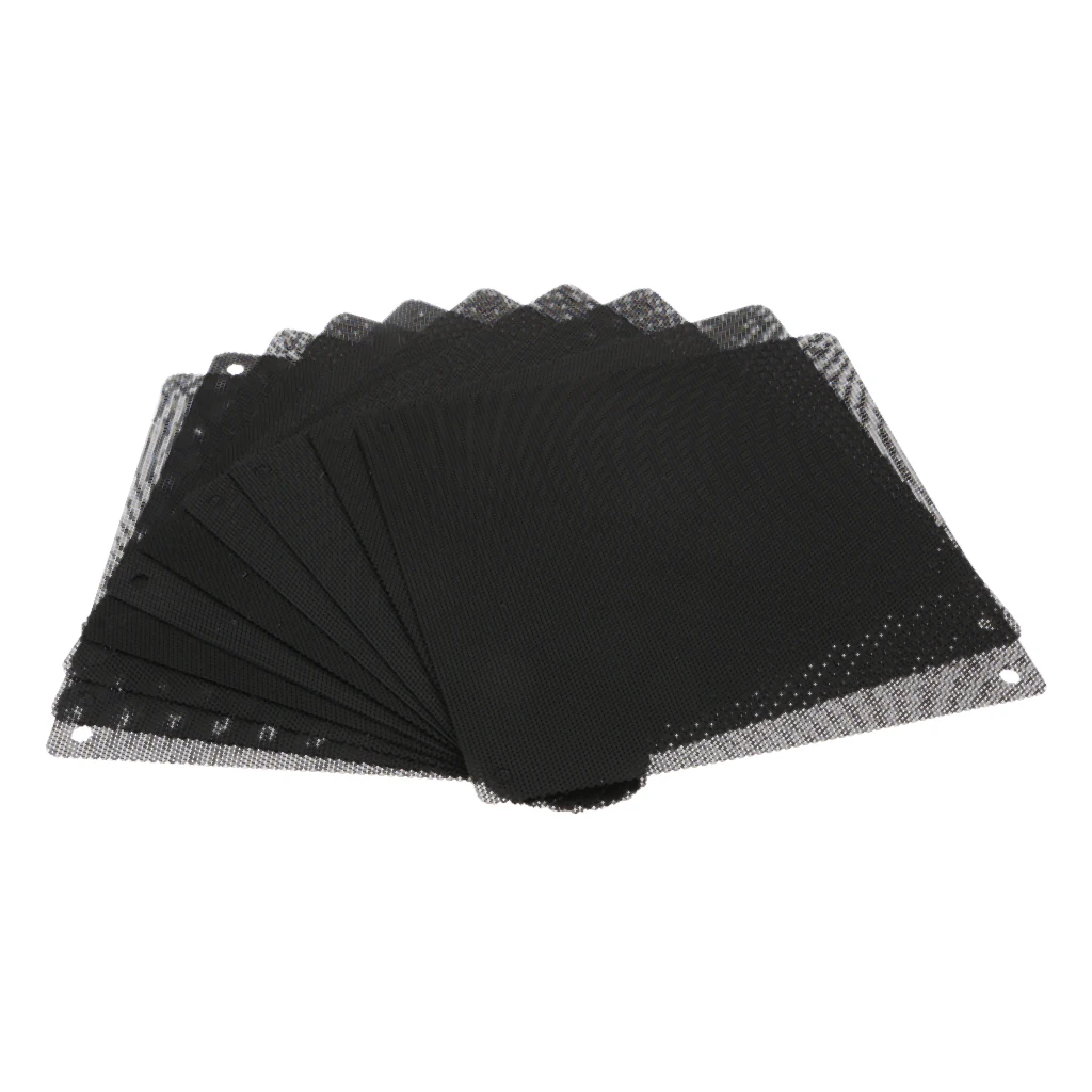 10pcs Dustproof Computer Guard Filterable Case Fan Cooler Filter Mesh 14cm