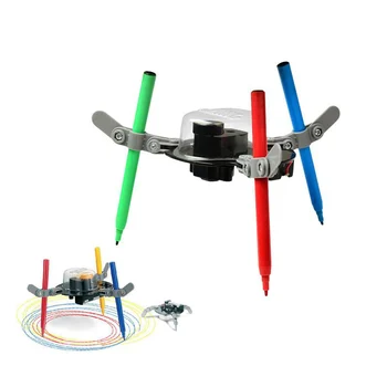 

Doodling Robot Kit Creative Electrical DIY Auto Graffiti Drawing Science Education Toys Machine for Kids Teens