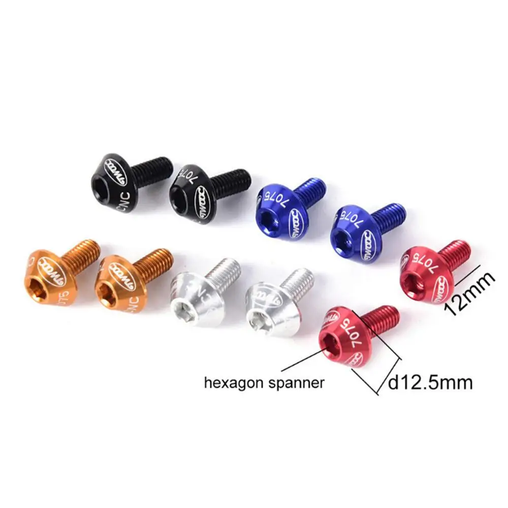 Bicycle Water Bottle Cage Bicycle Bottle Holder Bicycle Bottle Cage Screws 1pc Bicycle Water Bottle Cage Holder Screw Bolts Durable Colorful Bike Accessory