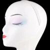 Long Neck Elegant Female Mannequin Head for Hair Wigs Jewelry Headphone Hat Display - White ► Photo 3/6