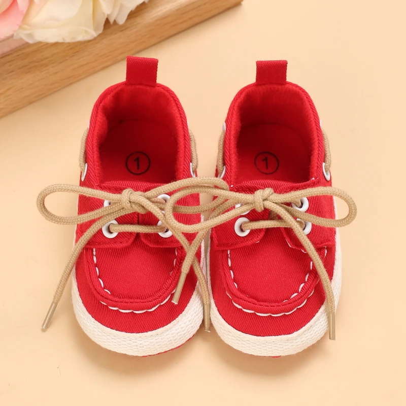 Baby Spring And Autumn Style Lovely Bow Solid Color Soft Sole Princess Shoes 0-18 Months Newborn Baby Casual Walking Shoes