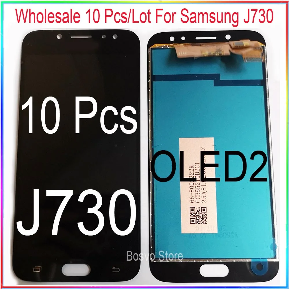 US $167.00 Wholesale 10 PcsLot for Samsung J7 2017 J730 LCD Screen display with touch Digitizer assembly J7 Pro