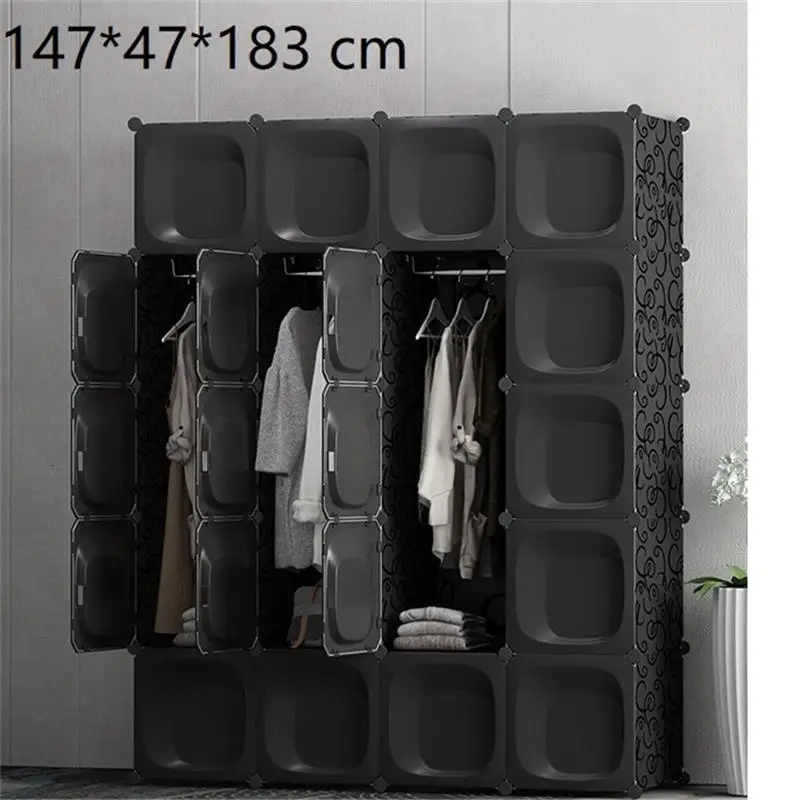 Хранение Moveis Para Szafa Mobile Per La Casa Chambre Meuble Range мебель для спальни Mueble De Dormitorio шкаф - Цвет: MODEL W