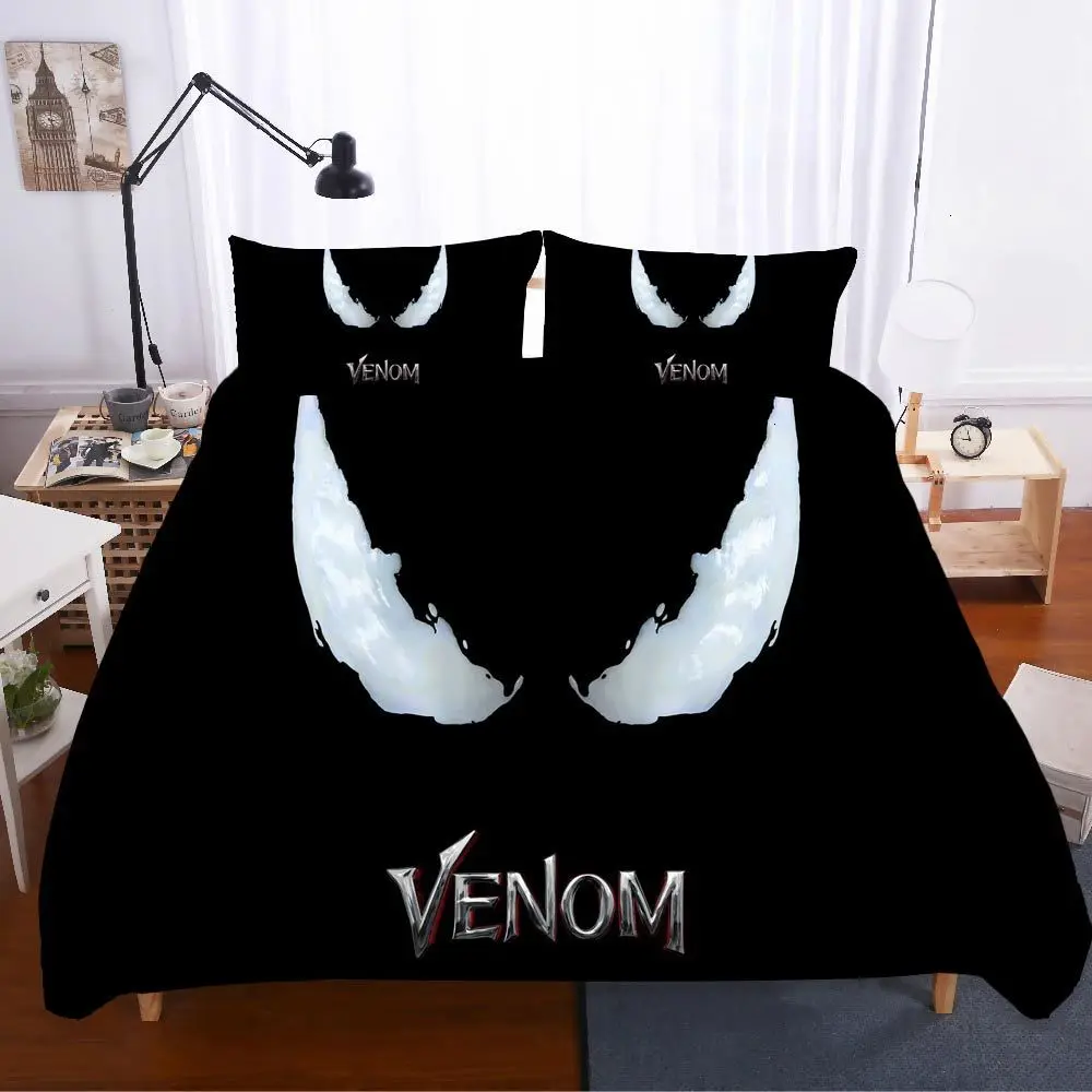 Venom домашний текстиль постельное белье свадебный подарок Sabanas 3d комплект постельного белья королевского размера Lencol Cama Casal Cat постельное белье поплин Ropa De Cama
