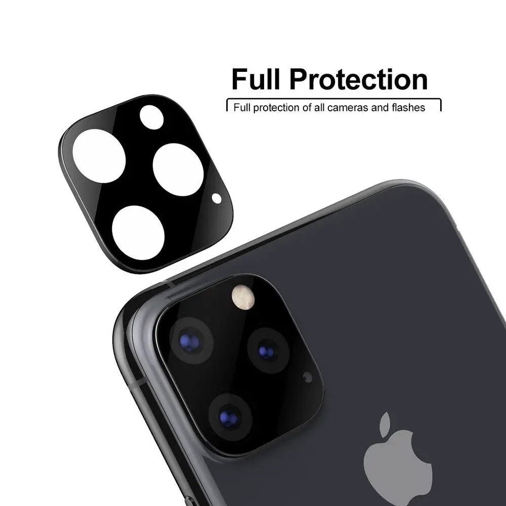 2 шт. Защитная пленка для объектива камеры для iPhone 11 Pro Max с защитой от царапин прозрачная пленка для объектива камеры для iPhone 11Pro Max 6,5 Дюймов