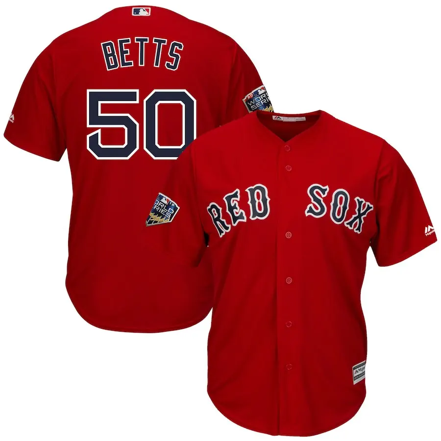 For men Новинка,, Мужская футболка Boston David Ortiz Mookie Betts, World - Цвет: For men