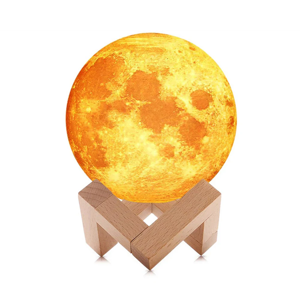 

Air Humidifier 3D Moon Lamp light Diffuser Aroma Essential Oil USB Ultrasonic Humidificador Night Cool Mist Purifier 880ML