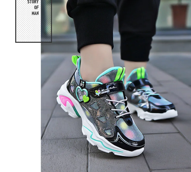 Brand Children Casual Shoes Fashion Comfortable Kids Shoes For Girls Breathable Mesh Sneakers Kids Shoes Girls Chaussure Enfant children's sandals