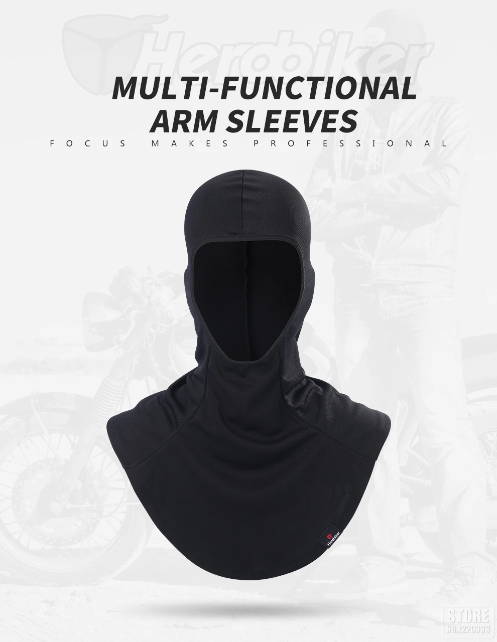 HEROBIKER мотоциклетная маска для лица, Балаклава, мотоциклетная маска для лица, маска для всего лица, велосипедная дышащая мотоциклетная маска