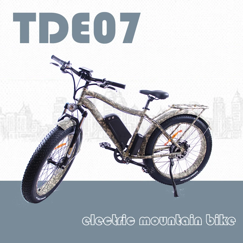 Best EZBIKE TDE07 electric mountain bike 750W hunting ebike Beach Snow Electric bicycle 48V lithium Battery motor bike e-bike 0