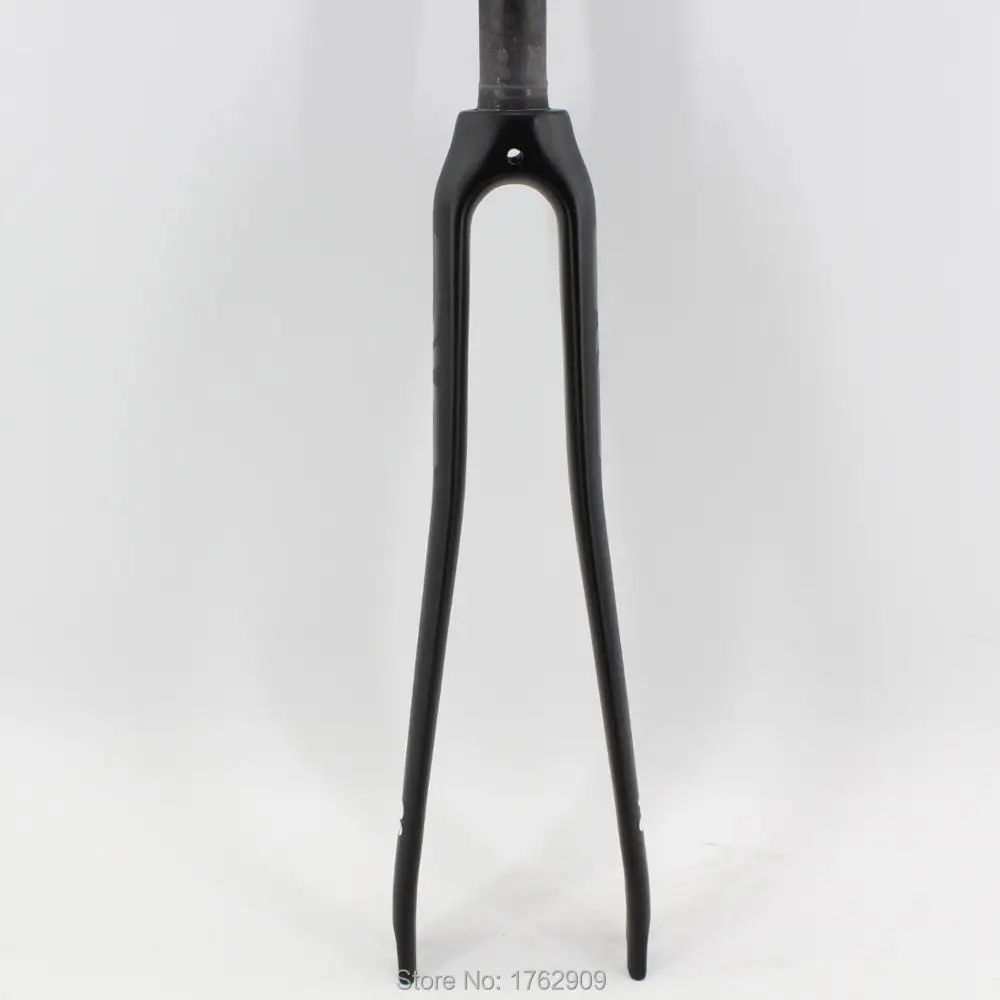Новейший черный логотип дорожный велосипед матовый UD 3 к 12 к полностью углеродное волокно вилка углеродная Велосипедная вилка для велосипеда карбоновая передняя вилка