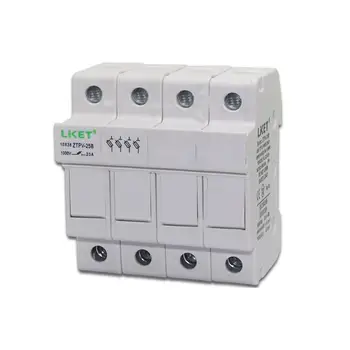 

32A DC 1000V Solar Panel Mount Fuse Holder Rail Fuse Photovoltaic Fuse Base Dropout Fuse Component