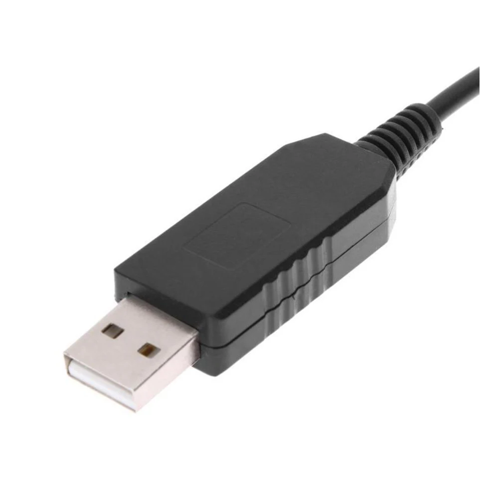 2PCS Flexible Radio Input Adapter Charging Cable Line Walkie Talkie Black Base Portable USB Charger Accessories For Baofeng