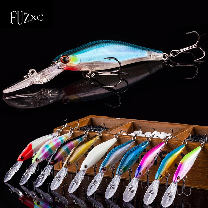 FUZXC 7,3 гр катушка для ловли искусственные приманки Shads воблер Minnow светящаяся приманка воблер карп рыболовные принадлежности PESCA