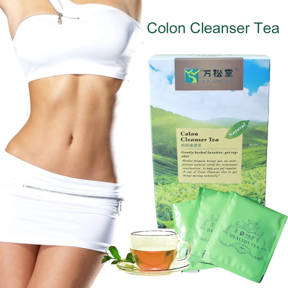 

New Style Colon Cleanser Tea 20 Teabags Chinese Body Slimming Colon Cleanser Healthy Care Herbal Diet Tea Hot!