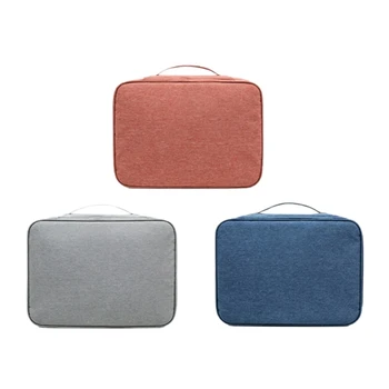 

Large Capacity Document Storage Bag Box Waterproof Document Bag Organizer Papers Storage Pouch Travel File Bag
