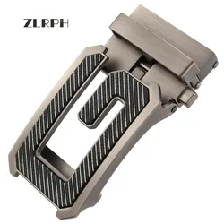 Zlrph famosa marca masculina fivela de cinto automático luxo qualidade designer cinto masculino casual metal fivela cabeças