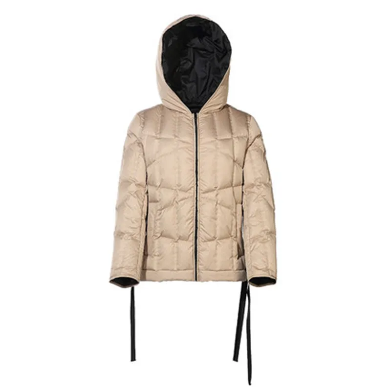 Chaqueta corta para nignas nuevo parrafo invierno grueso calido moda casual con capucha ropa de invierno