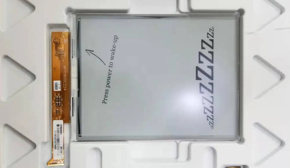 Nova Eink Opm080a1 Tela Lcd para Texet Tb138 Leitores Ebook Display Lcd