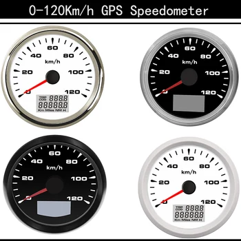 

0-120 Km/h 0-200 Km/h Car GPS Speedometer LCD Display Trip Meters GPS Speed Odometers With speedometers sensor 8 Color Backlight