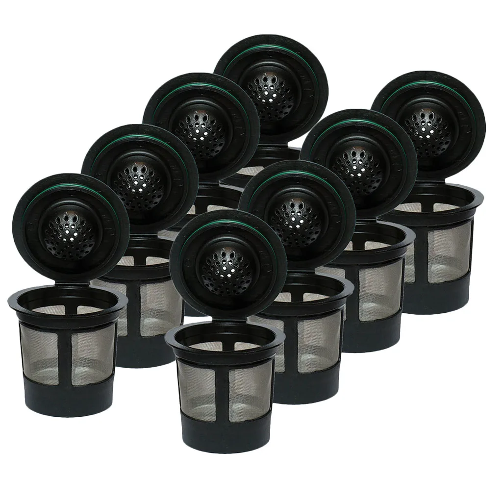 8pcs Reusable Coffee Filter K Cups Pod Keurig 1.0 Brewers Capsule Refill