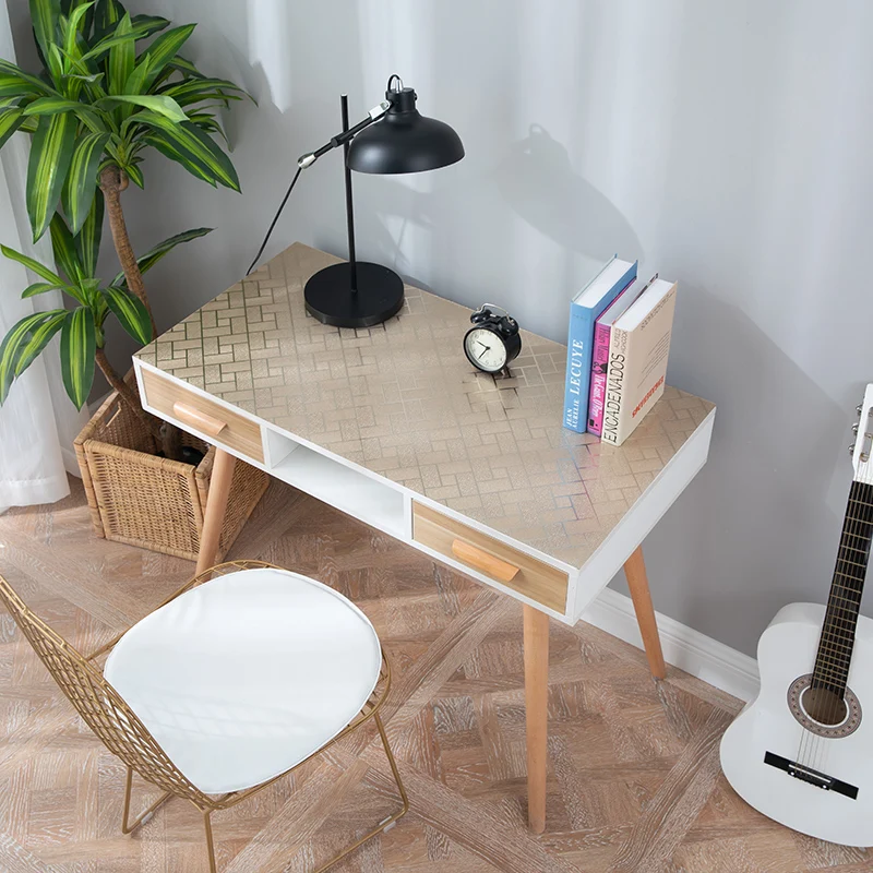 

Modern Student desk tablecloth Desk mat PVC waterproof oilproof dinner table pad Coffee table party decoration mat custom made