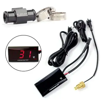 

2020 New Motorcycle Thermometer Universal Digital Moto Water Temperature Gauge Instrument