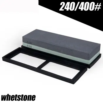 

240/400 grit whetstone grinding japanese knife sharpener sharpening stone oil honing knife stones water corundum