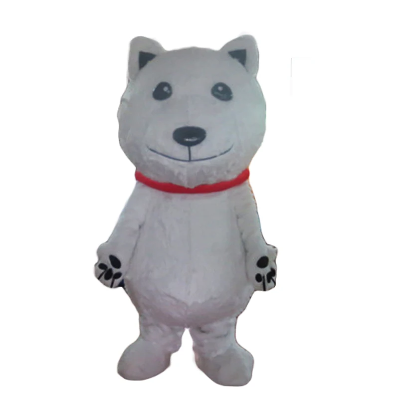 

White Bear Mascot Costume Suits Cosplay Party Game Dress Outfits Clothing Advertising Carnival Halloween Xmas Easter Festival