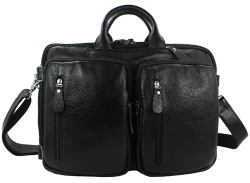 Black Size L Модная многофункциональная сумка из натуральной кожи с натуральным лицевым покрытием, мужская кожаная дорожная сумка для багажа, большая сумка для путешествий, сумка для выходных - Цвет: Black Size L