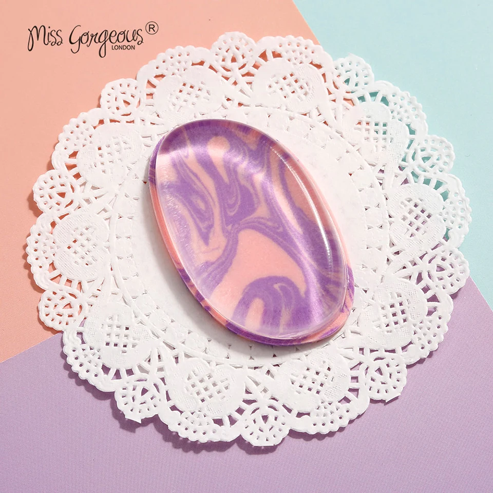 Бренд Miss Gorgeous 1 шт. фиолетовая силиконовая губка блендер спонж для макияжа Жидкая