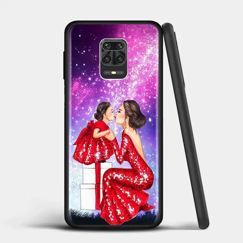 Woman Fashion Girl Super Mom Baby Case For Xiaomi Redmi Note 7 8 8t 9s Note 8 9 Pro Redmi 6a 7a 8a K K30 Pro Silicone Cover Fitted Cases