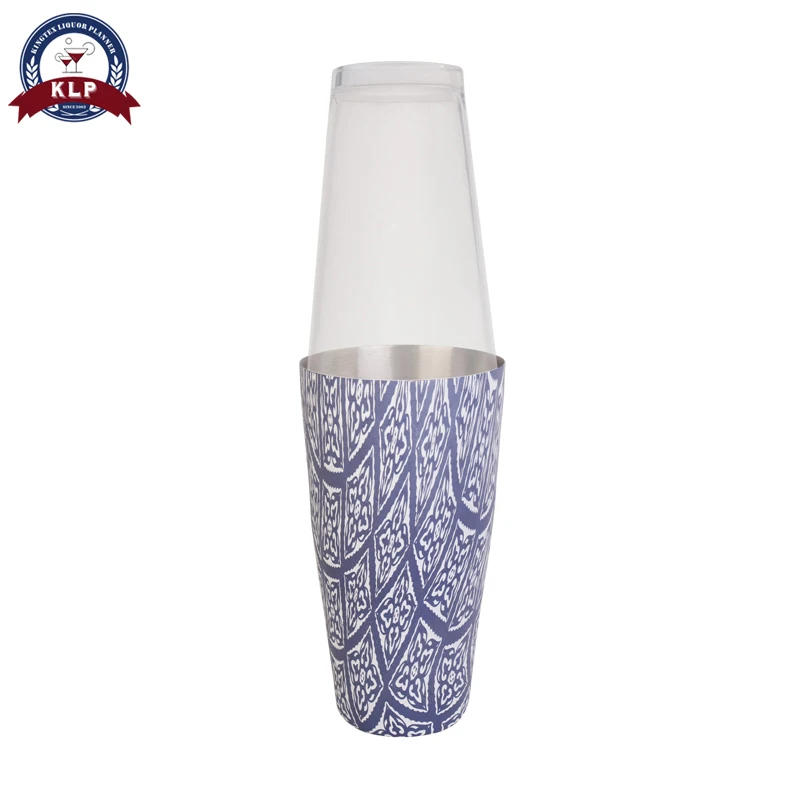 CS264 custom logo bar bartender Boston cocktail shaker bottle for Barware - Цвет: CS264