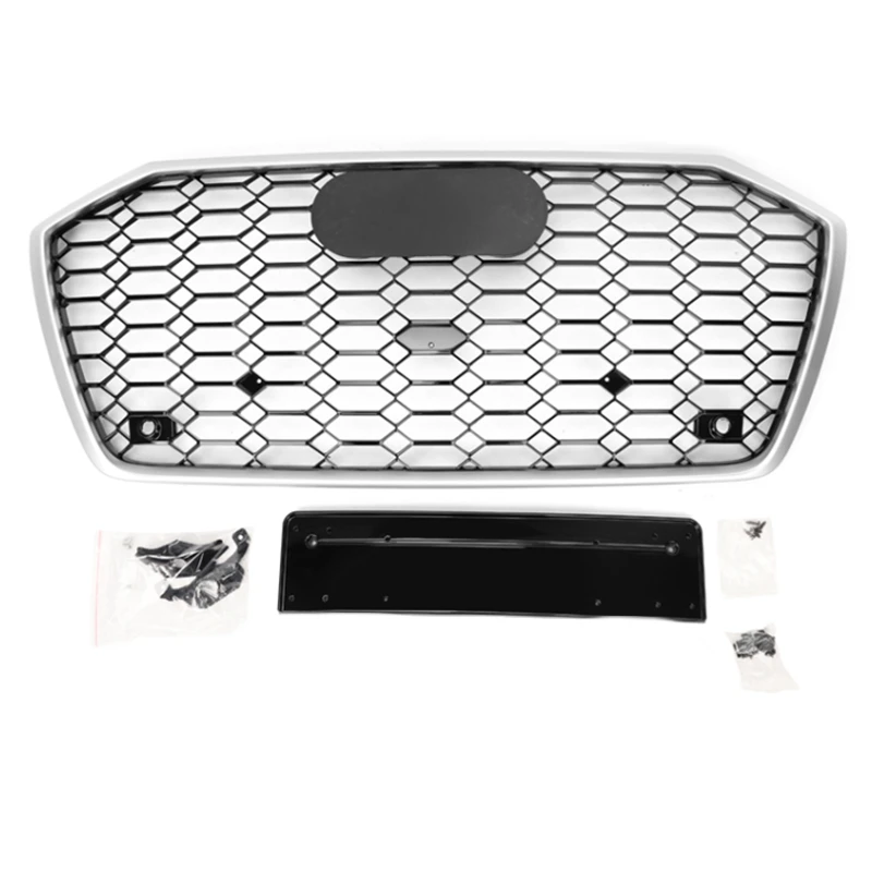Griglia Centrale Griglia Paraurti Anteriore Auto Per Audi A6/S6 C8 2019 2020 (Rimontaggio Per Stile Rs6) Accessori Auto-Styling