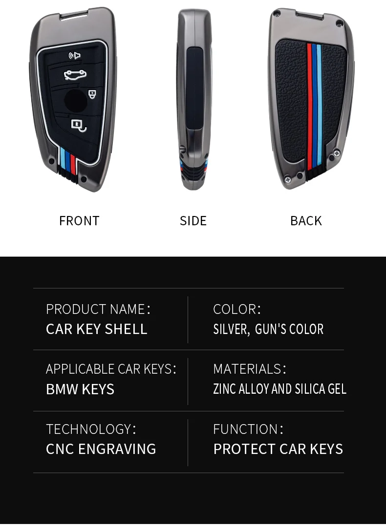 Cover chiate/telecomando per BMW G20 G30 E46 E60 E90 X3 X5 X6 F15 F16 F45 F46 7 serie G11 F48 F39 portachiavi protettore automatico 8 Cover chiate/telecomando per BMW G20 G30 E46 E60 E90 X3 X5 X6 F15 F16 F45 F46 7 serie G11 F48 F39 portachiavi protettore automatico - H92ec115a8c5d4c8ea3b771355396b327V