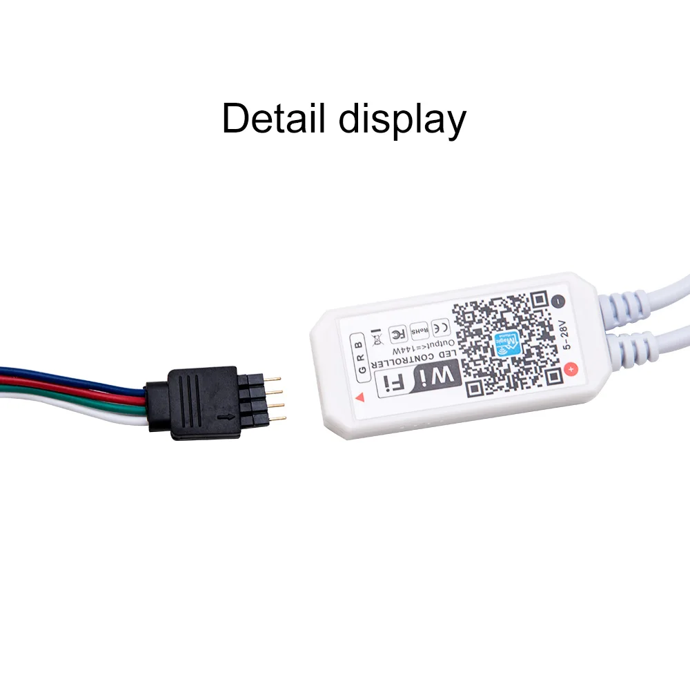 Светодиодный светильник 2835 SMD RGB лента 5 м 10 м 15 м DC12V 3528 Гибкая RGB Светодиодная лента e лента Диод+ 24Key контроллер+ адаптер EU