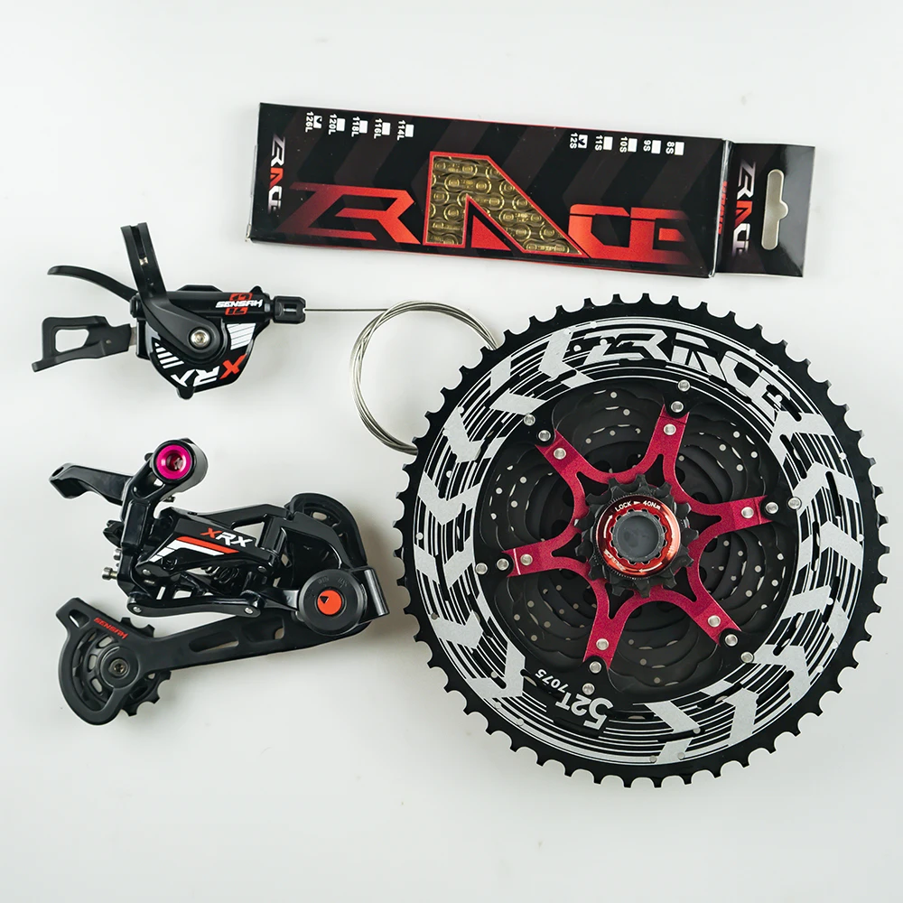 Zracing X SENSAH XRX 12 Скорость педали + переключатель демонтаж обратного касета 12s Alpha 52