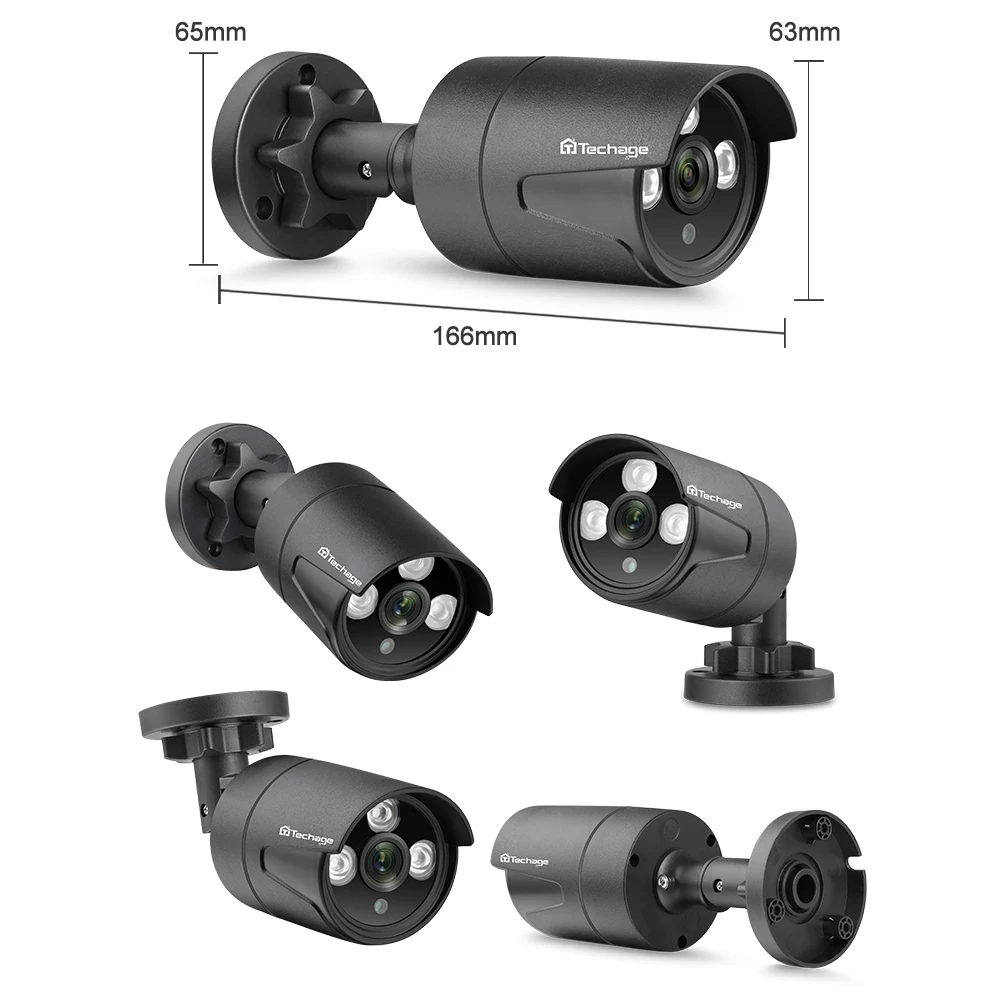 Techage 8CH 1080P цифровой видеорегистратор HD CCTV безопасности Системы 8 шт. 2MP