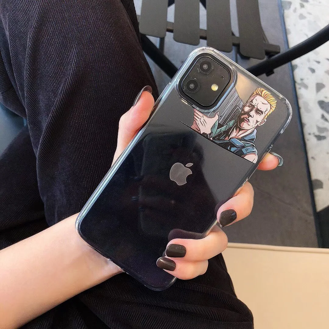 Милый Забавный узор чехол для телефона iPhone 11 11Pro ProMax s Мягкий ТПУ |
