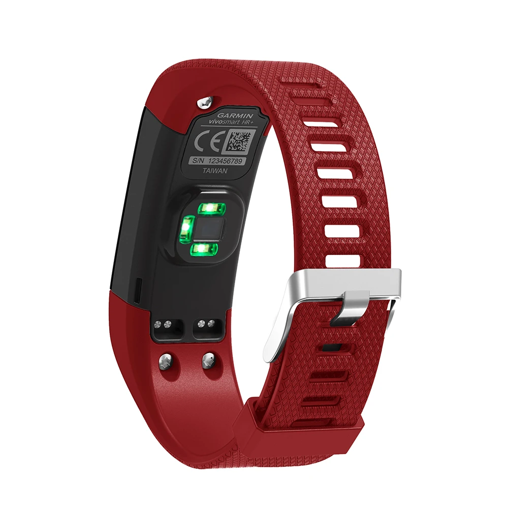 Смарт-часы кольцо ремешок на запястье для часы Garmin vivosmart HR+ спортивные Смарт-часы сменный Браслет браслет силиконовый ремешок