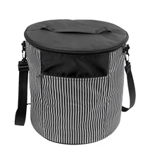 Camping Portable Accessories Dustproof Travel Pocket Nylon Carrying Adjustable Kitchen Handbag Pressure Cooker Cover For 6 Quart