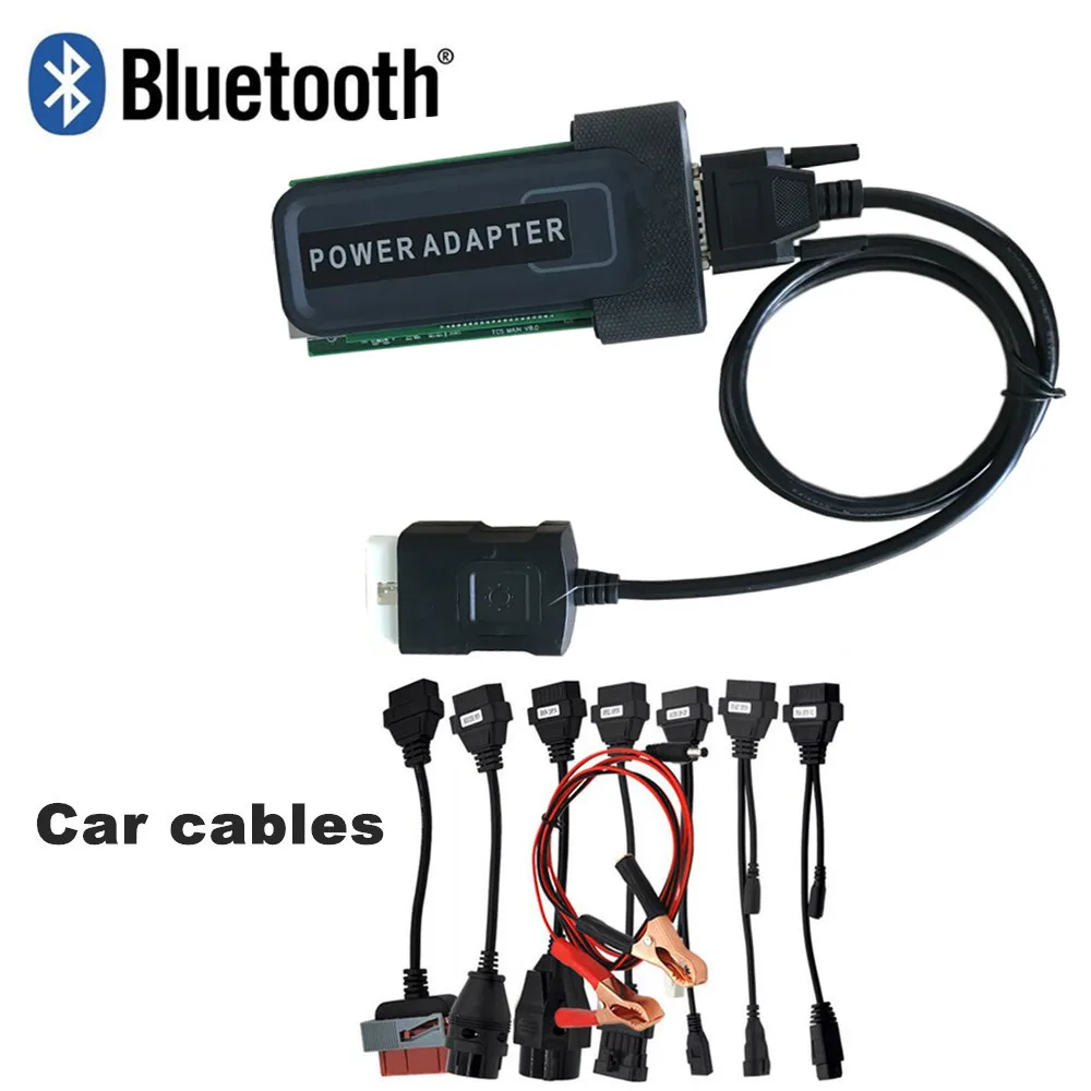 

2016.R0 with Keygen For VD TCS CDP Pro Plus with bluetooth obd Scanner obd2 Car Truck Diagnostic Tool +8 pcs car cable