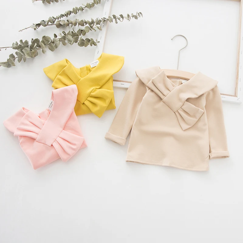 

cotton t-shirt for girls 2019 toddler girls autumn tops long sleeve children winter t shirt kids shirts baby girls clothes