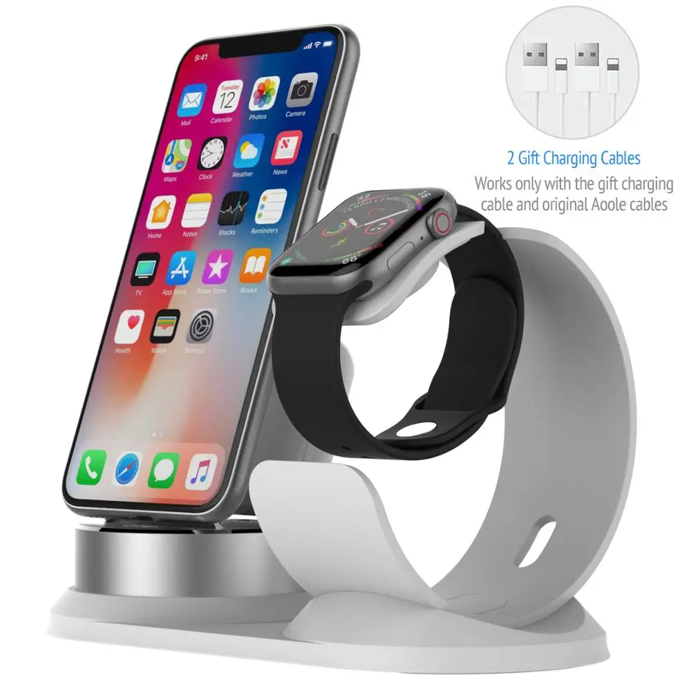 4 в 1 настольная зарядная док станция для Apple Watch|Подставки и держатели| |