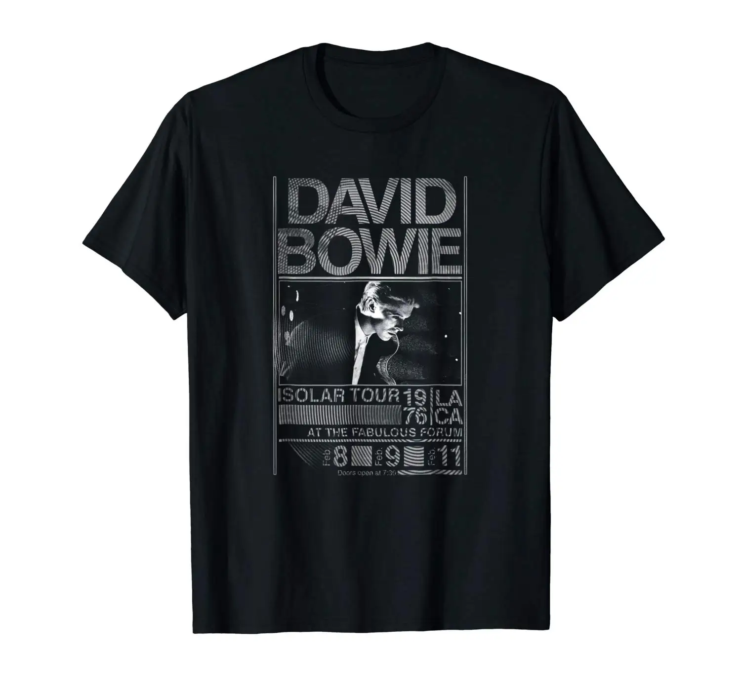 Мужские футболки с круглым вырезом DAVID bowie isolar TOUR Летние Стильные Модные мужские